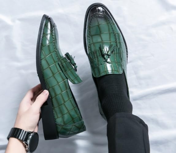 Men's Formal Leather Loafers, Business Slip-On Leather Shoes, Slip-on, Casual, Driving, Comfort, Party, Wedding3