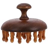 TOPPERFUN Holzkamm Für Kopfhautmassage Naturholzkamm Antistatischer Holzkamm Breitzahniger Kamm Leichter Kamm Für Massage Mehrzweckkamm