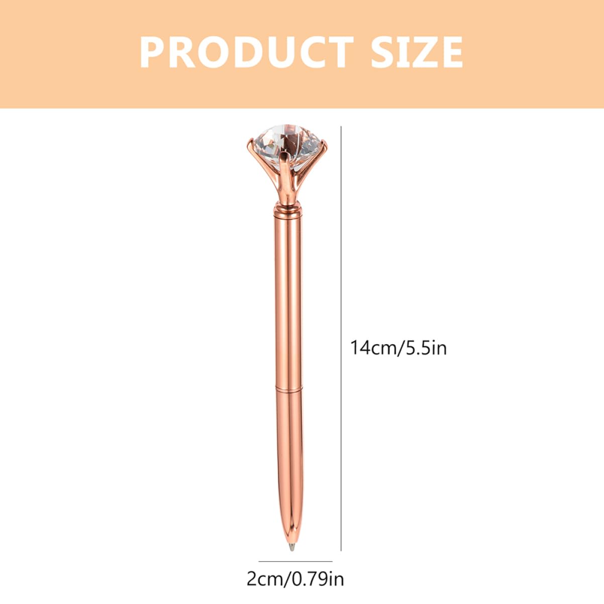 NUOBESTY 5 Ensembles Stylo À Bille Diamant Stylos À Bille s Noirs Effaçables Noirs Gel Strass Jolis À Pointe Fine Marqueurs À Craie Flair 5 pièces * 5