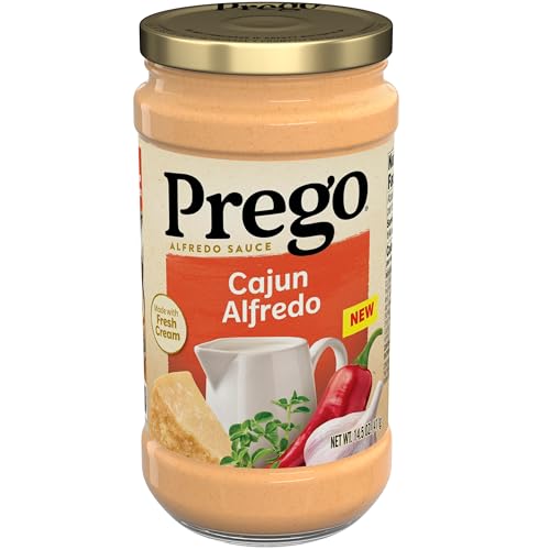 Image of Prego Cajun Alfredo Pasta Sauce, 14.5 oz Jar