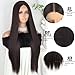 Xinran Long Straight Dark Brown Wigs for Women Natural Looking Daily Party Wear Full Wig 30 Inch(Dark Brown)