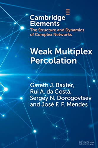 Weak Multiplex Percolation (Elements in the Structure and Dynamics of Complex Networks)