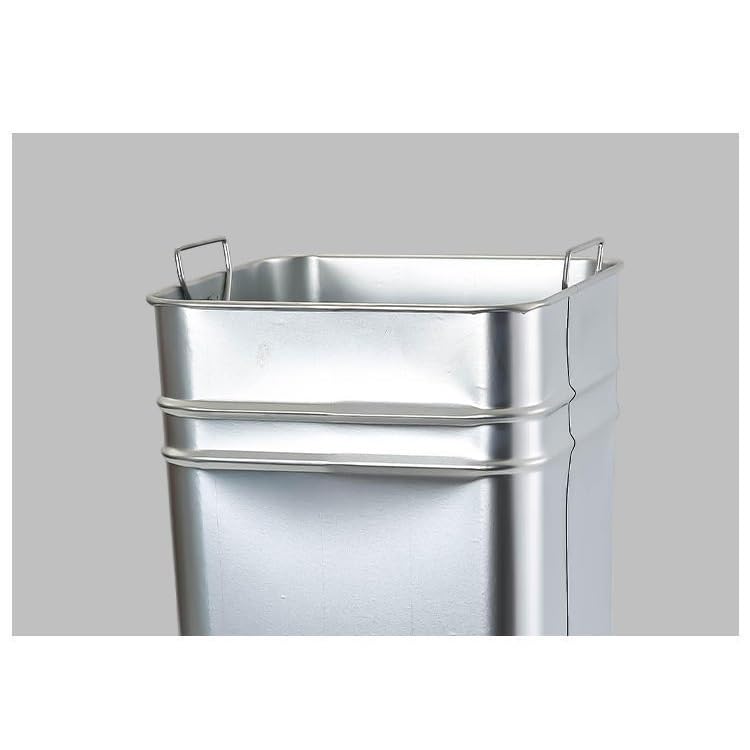 Durable Stainless Steel Trash Can - Weather-Resistant Outdoor Ashtray Bin for Hotels, Shopping Malls, and High-Traffic Areas - Easy to Clean, Anti-Corrosion Design