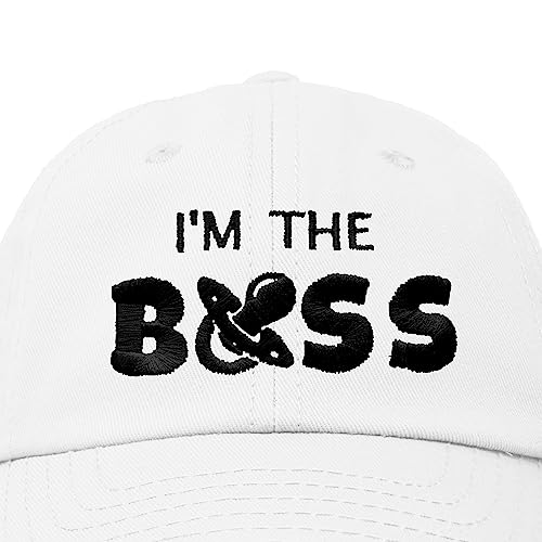 DALIX I'm The Boss Baby Hat Infant Baseball Cap for Baby Girls and Boys2