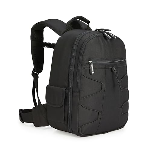 Image of AmazonBasics Backpack for SLR /DSLR Cameras and Accessories - Black