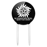 Acrylic Supernatural Anti Possession Symbol Cake Topper Party Decoration for Wedding Anniversary Birthday Graduation