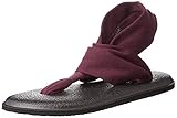  Sanuk Women\'s Yoga Sling 2 Flip Flop (5 B(M) US, Burgundy)