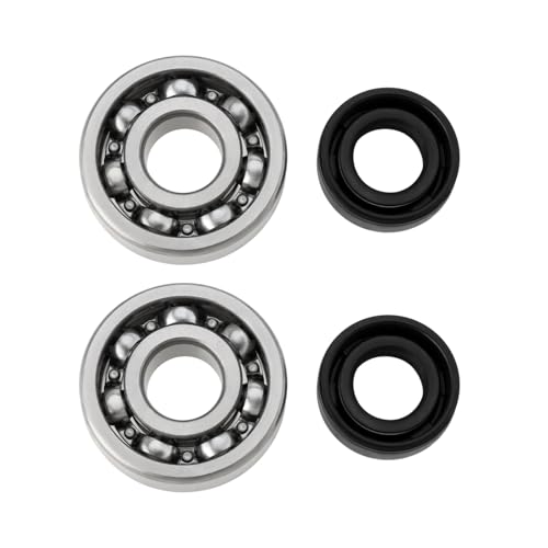 Emagtech 2Set Cuscinetti Albero Motore E Guarnizioni Albero Compatibile Con Stihl Bg56 Bg66 Bg86 Sh56 Sh85 Sh86 Guarnizione Cuscinetto Principale Rico