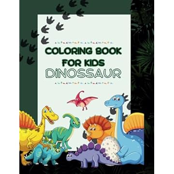 Capa do livro Coloring book for Kids: Dinossaur (Portuguese Edition)