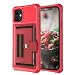 Produktbild Lederhülle Kompatibel mit iPhone 12 Pro Hülle Handyhülle Silikon Premium Leder Case Brieftasche Kartenfach Standfunktion Handytasche Klapphülle Schutzhülle für iPhone 12 Pro (A,12 Pro)