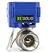 U.S. Solid Motorized Ball Valve- Stainless Steel Ball Valve with Full Port, 9-24V DC and 2 Wire Reverse Polarity (1 inch)