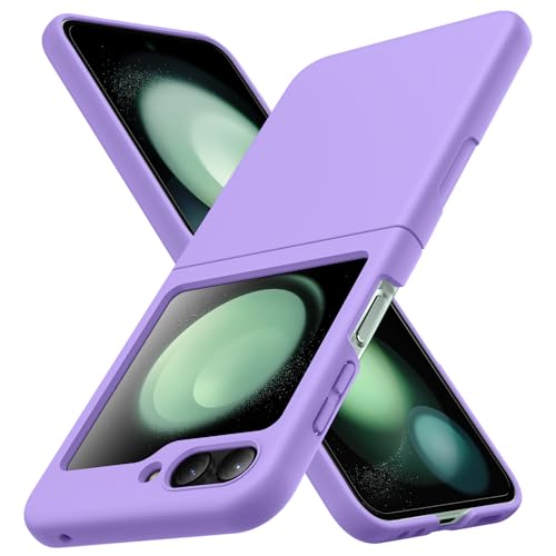 WACJOSD �Ή� Galaxy Z Flip 5 �p�� �P�[�X �����O �ϏՌ� PC ���^ �P�[�X ������� �J�����ی� �y�� Z Flip 5 �J�o�[ �炳�甧�G�� �t�B�b ���E�ȒP �w��h�~ �y�� ���^ �C�菝�h�~ ��C94-zflip5-09