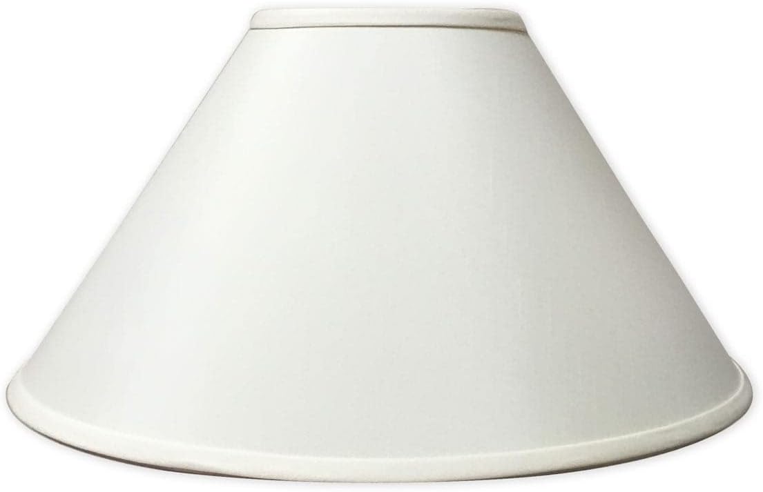Royal Designs, Inc. HB-640-18BLK Coolie Empire Hardback Lamp Shade with Trim, 6 x 18 x 11.5, Black with Gold