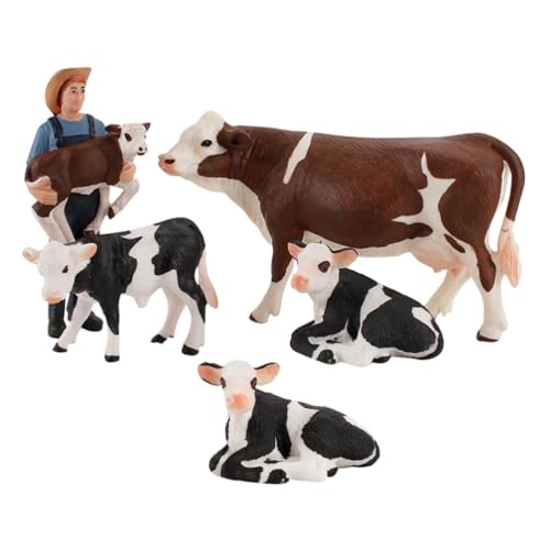Vache simulée en PVC TOYANDONA pour stimuler l'éveil et le jeu créatif