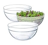 Salad Serving Bowl for Kitchens, Parties, Holidays, and Celebrations - Serving 9-inch Bowls - Reusab