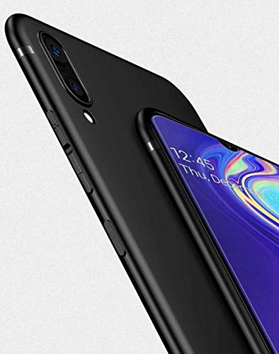 Image of Mobile Back Cover Case for Samsung Galaxy A20 (SM-A205F /DS, SM-A205FN /DS) (Silicone Case|CameraProtection|Black SC1510)