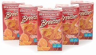 Boost Breeze 18620000 Oral Supplement Orange 8 oz. Carton Ready to Use, Case of 24