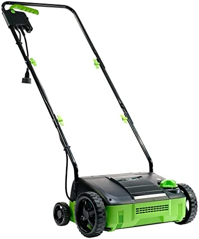 Amazon.com: Earthwise 12-Amp 12-Inch Electric Corded Lawn Dethatcher ...