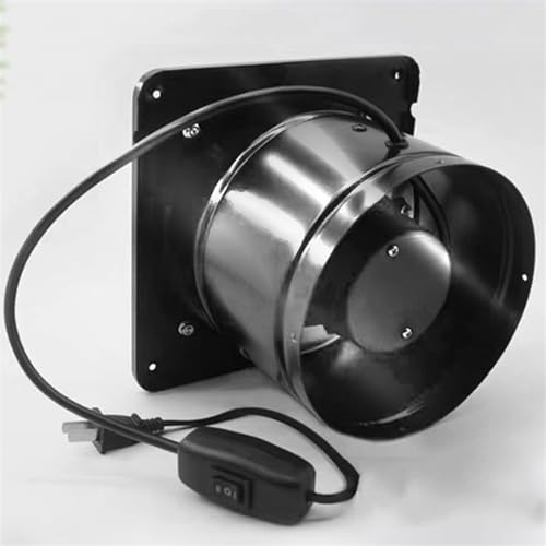 ventilador extractor de ventilación de 10 pulgadas FKHFTI, para baño y cocina, potente y de metal miniatura 3