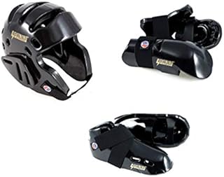 Lightning Black Karate Sparring Gear Package Deal - Child Large