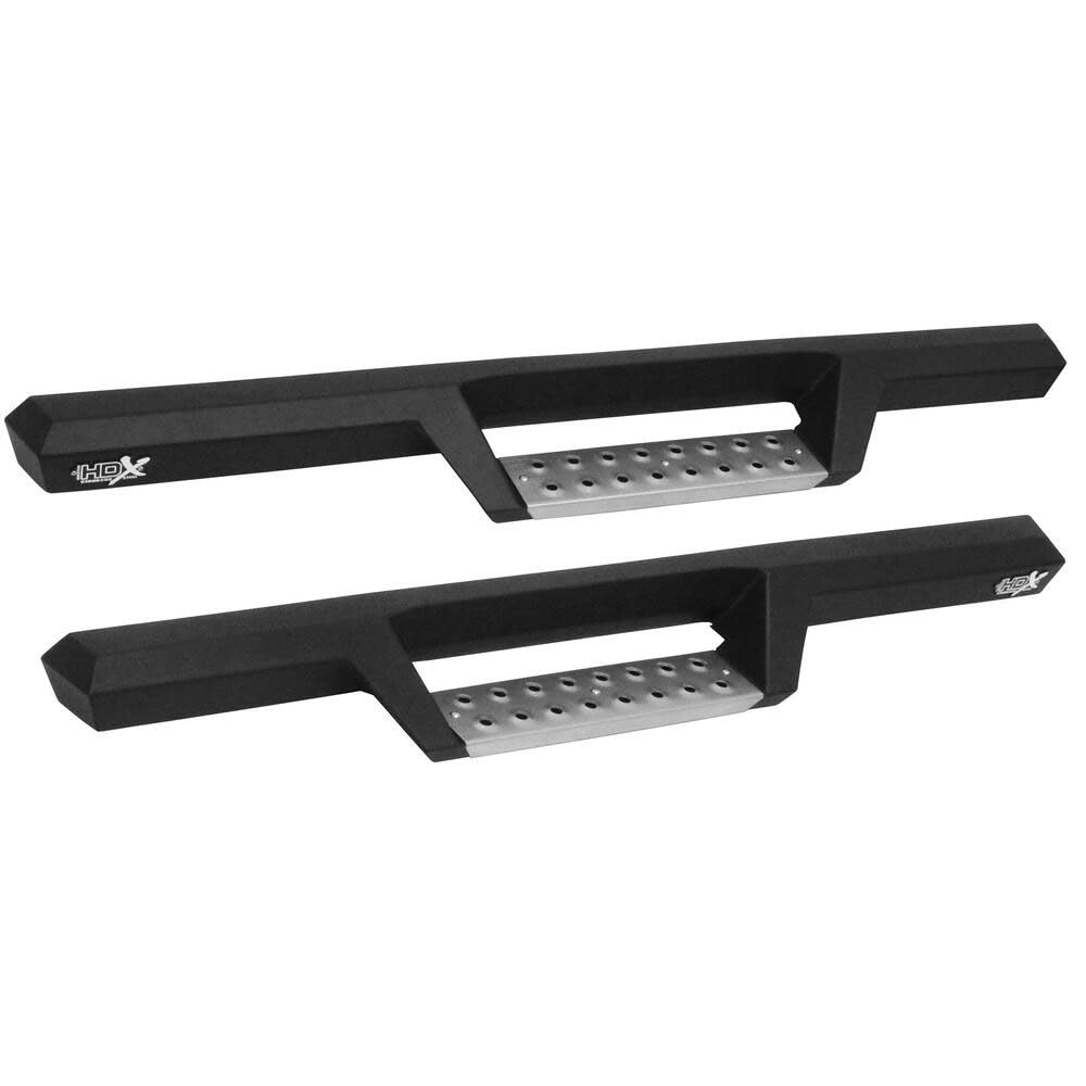 Westin 56-133152 HDX Stainless Drop Nerf Step Bars fits 2007-2018 Wrangler JK 2dr Textured Black 1 Pair