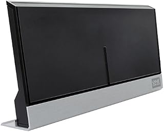 One For All Amplified Indoor Digital TV Aerial - Ready to receive Freeview and Analogue TV Signals within a range of 15 miles - Full HD ready and 4K Ultra HD compatible- HDTV Antenna  UHF/VHF - black - SV9385