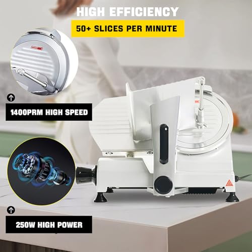 Cortadora Eléctrica de Carne Ajustable 0-12 mm miniatura 4