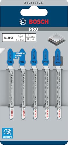 Bosch T 118 EOF Lame scie sauteuse 5 pcs - vue 5