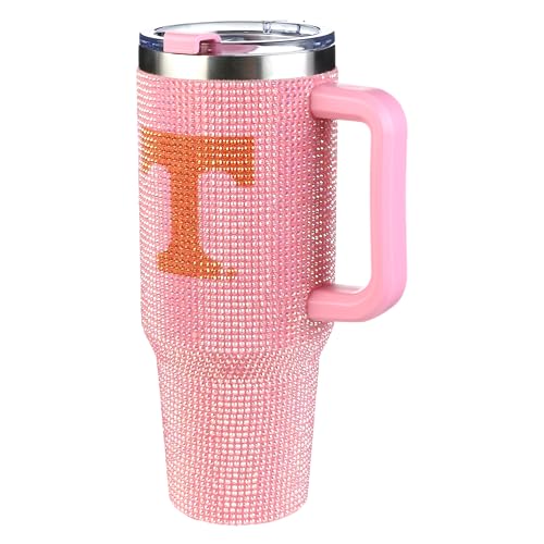 Image of The Memory Company Officially Licensed 40oz Pink Bling Game Day Tumbler, University of Tennessee