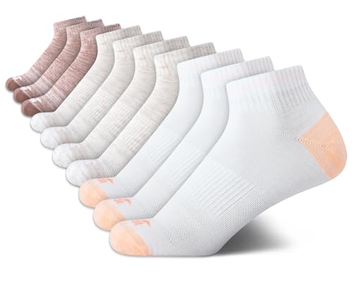 Image of Avia Womens Quarter Socks - 10 /14 Pack Soft Cushioned Moisture Wicking Quarter Cut Athletic Ankle Socks for Women (4-9)