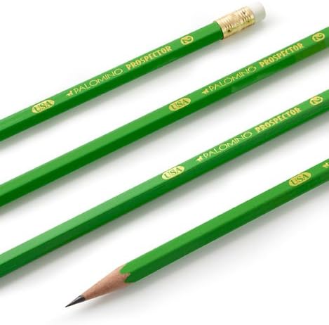 Prospector Green #2 School Pencils (144 Count) - Made in the USA