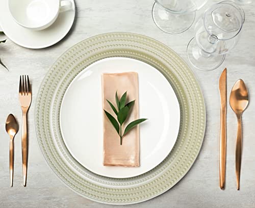 Platos cargadores de vidrio TigerChef, diseño Pearl Dot miniatura 3