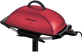 George Foreman GGR201RCDR Indoor/Outdoor Grill, Red