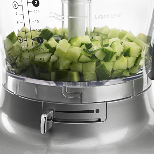 KitchenAid KFP1466CU 14-Cup Food Processor with Exact Slice System and Dicing Kit - Contour Silver