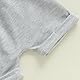 Baby Jungen Sommer Outfit Kurzarm Rundhalsausschnitt Auto/Brief/Fahrzeug Stickerei T-Shirt+Elastische Taille Kurze Hose Baby Jungen Sommer Bekleidungsset Weiche Babyset (Blau-A, 12-18 Monate)