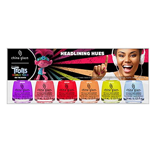 China Glaze Trolls 6 Count Micro Mini Kit