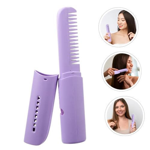 Cepillo alisador de cabello recargable USB portátil miniatura 3