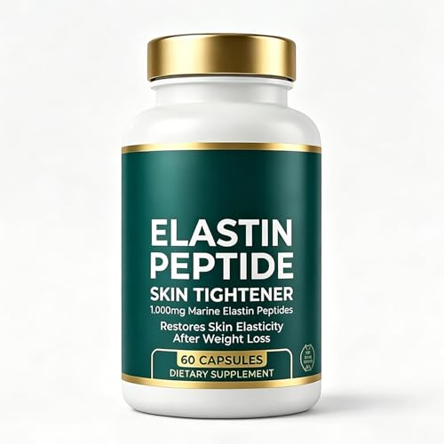 Pvdyud Elastin Peptide Skin Tightening supplement Skin Elasticity Easy Daily Routine 60 Count
