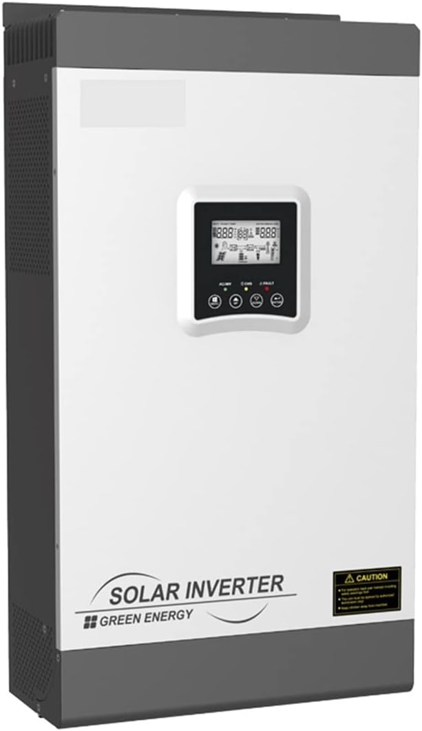 Power Inverter Solar 5KW 5000W Hybrid Off Grid Solar Inverter PV1800 VPM 48V Built MPPT 80A Max 140A No Fan Design High Frequency (Color : 5KW, Size : 48V_220-240V)