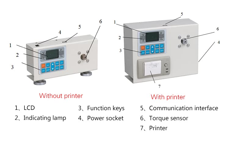 Digital Torque Meter with Printer 1/10N.m Electric Screwdriver Driver Tester Switching (ANL-2P)