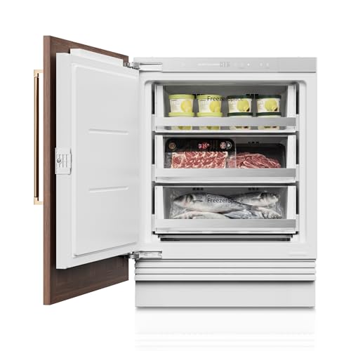 Ca'Lefort 3.75 cu.ft Built-In 24 inch Width Panel Ready Refrigerator with Freezer, -11~7°F Temperature Control, Perfect for Modern Kitchens(Panel Not Included)