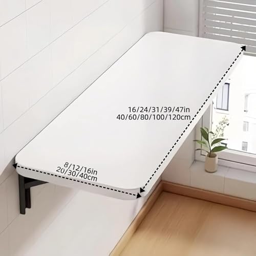 Table pliante murale cuisine et plan de travail compact rabattable - 4