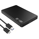 Multibao 2.5" Hard Drive Enclosure SATA HDD/SSD Caddy Case To USB 3.0 For LAPTOP DVR External Black Enclosure Box