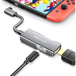 Mesa Con Ventilador Para Laptop FOINNEX Adaptador USB C a HDMI, Convertidor Type C HDMI Adapter Thunderbolt 3 Compatible con Samsung Dex S10/S9/S8 Plus Note 10/9/8 MacBook Pro 2018 y más Laptop TV Monitor 4K 60Hz Power PD