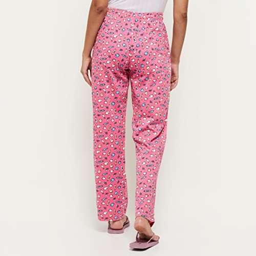 Image of Max Women Cotton Casual Style Printed Elasticated Pyjamas