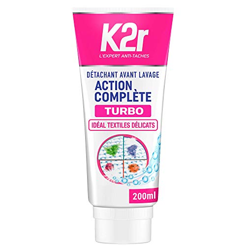 K2r Komplettes Turbo-Fleckenentferner für die Wäsche - Tube (200 ml) - speziell für feine Textilien - alle Arten von Flecken Cover