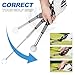 Maxgigi Retractable Golf Swing Trainer - Golf Swing Training Aid for Warm-up & Strength Training for Chipping Hitting, Right-Handed Portable Training Aid with Click Feedback Golf Accessories