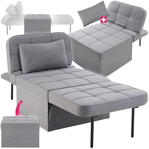 TecTake 4-in-1 Folding Chair and Bed Cover