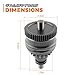 GoaMotors Starter Drive Bendix for Yamaha WaveRunner WaveRaider Super Jet WaveBlaster Exciter, Starter Drive Bendix for Polaris Sportsman Ranger 600 700 800, Starter Drive Bendix for Kawasaki