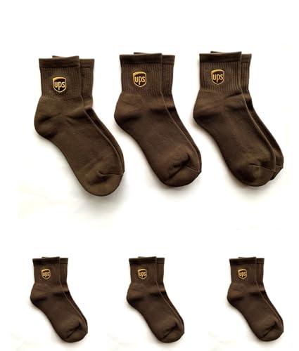 United Parcel Service Brown UPS Ankle Socks (Men's Medium (8-10))2